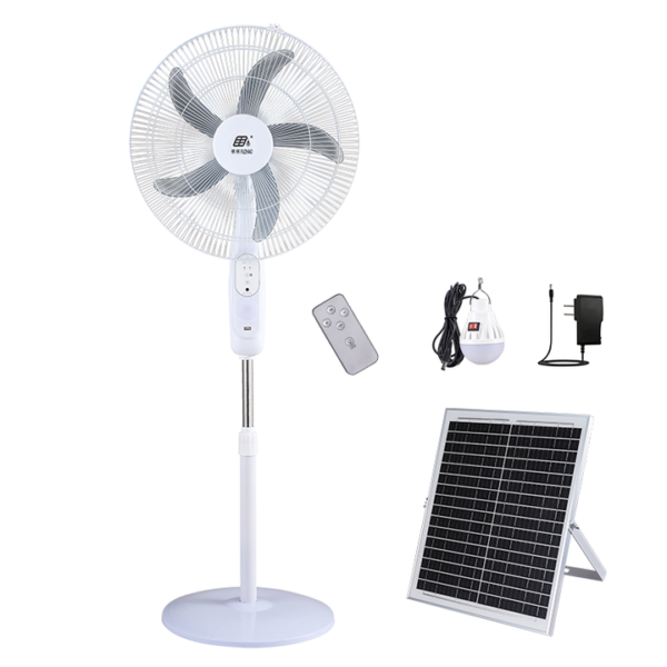 Quạt năng lượng mặt trời 15w (TB-220-W) Thành Đạt Led