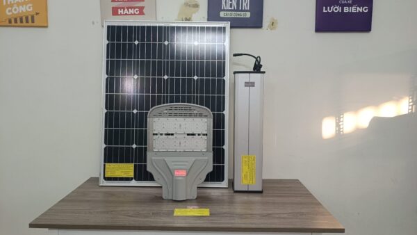 Đèn đường năng lượng mặt trời dự án 60w 80w 24ah 30ah 42ah 54ah 60ah 80ah Thành Đạt Led