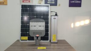 Đèn đường năng lượng mặt trời dự án 60w 80w 24ah 30ah 42ah 54ah 60ah 80ah Thành Đạt Led