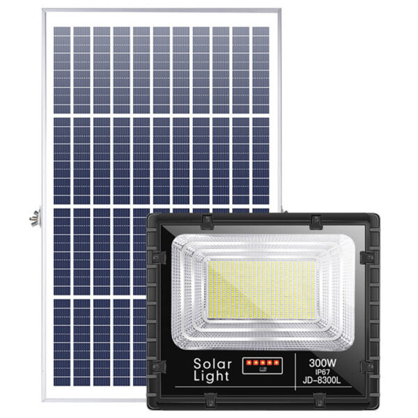 Đèn năng lượng mặt trời 300w Jindian JD-8300L